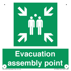 Evacuation assembly point